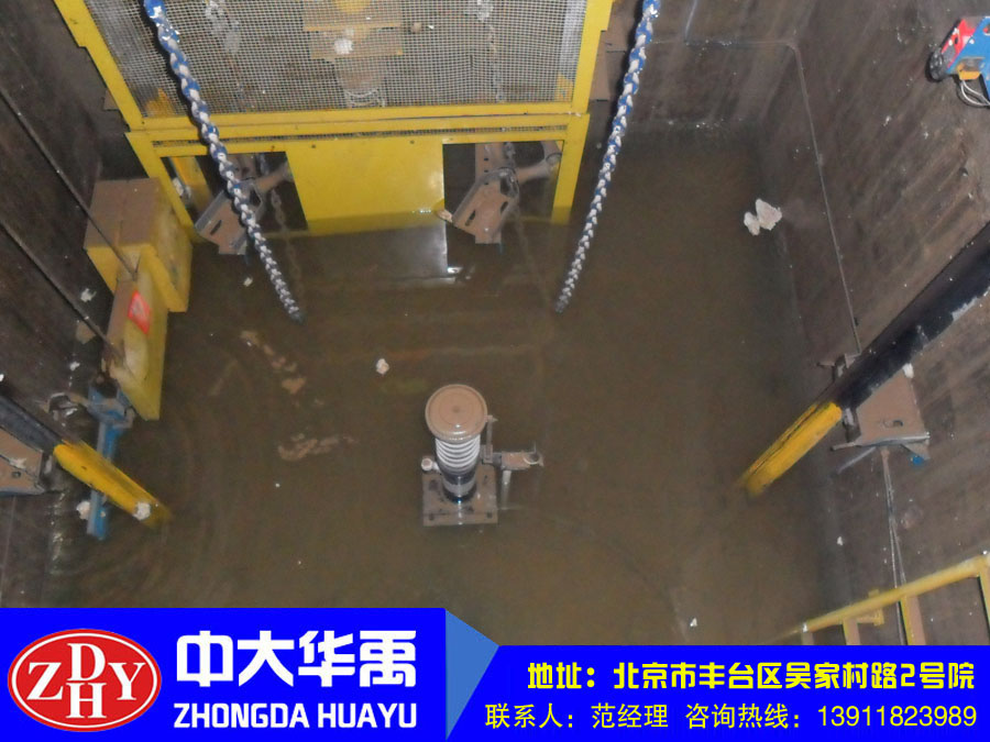 电梯井--河北涿州帝中海御景豪庭小区电梯井渗漏治理